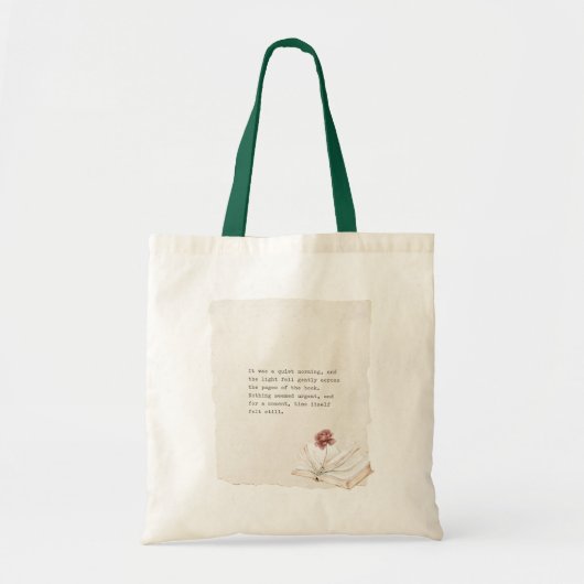 Boek Hoofdstuk Rode Roos Tote Bag (Voorkant)