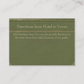  Boek Hotel Accommodatie Enclosure Kaarten (Achterkant)