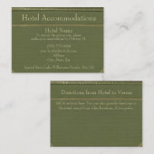  Boek Hotel Accommodatie Enclosure Kaarten (Voorkant / Achterkant)
