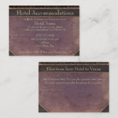  Boek Hotel Accommodatie Enclosure Kaarten (Voorkant / Achterkant)