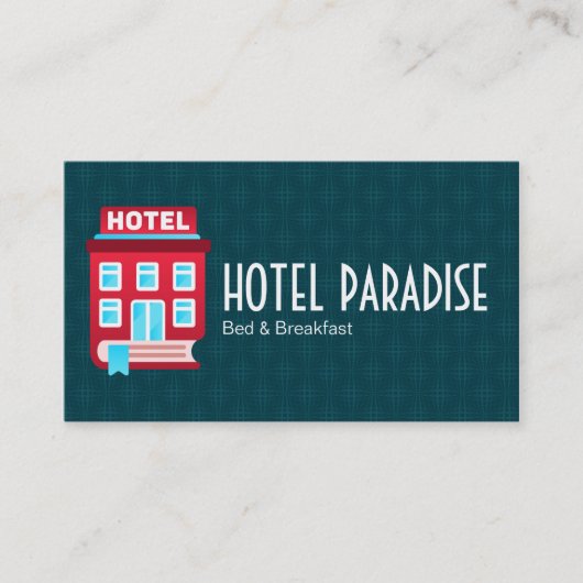 Boek Hotel Logo | Bed & Ontbijt Visitekaartje (Voorkant)
