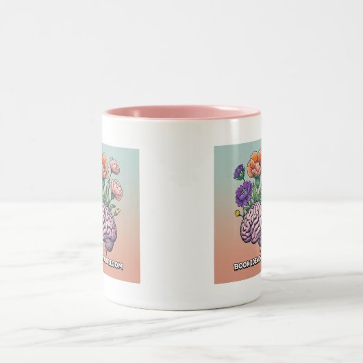 Boek Idee in Bloom Writer's Coffee Mok (Center)