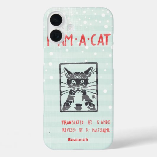  boek Ik ben een kat iPhone 5 Case-Mate iPhone Case (Achterkant)