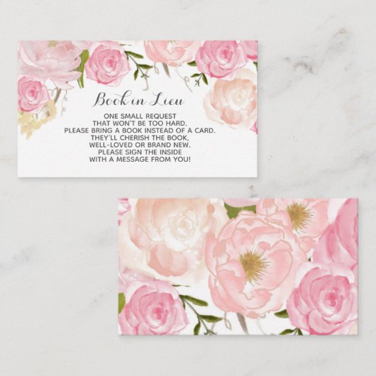 Boek in de Waterverf van Lieu-kaarten Informatiekaartje (Voorkant / Achterkant)