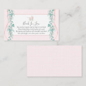 Boek in plaats van Baby Carriage Visitekaartje (Voorkant / Achterkant)