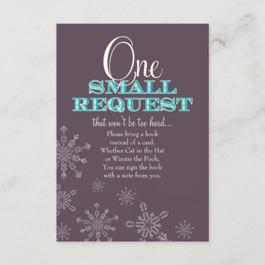 Boek in plaats van Kaart Baby shower invoegen (Voorkant)