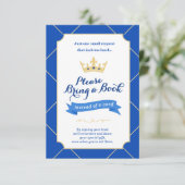 Boek in plaats van Kaart | Baby shower van de klei (Staand voorkant)