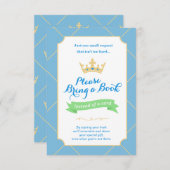 Boek in plaats van Kaart | Baby shower van de klei (Voorkant / Achterkant)