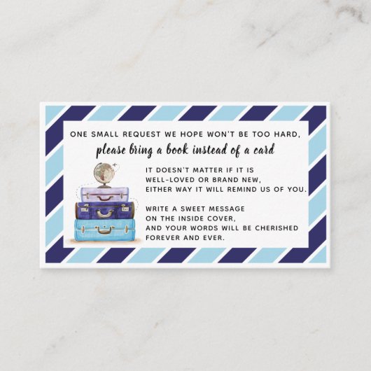 Boek in plaats van Kaart Blauw Invoegen (Voorkant)