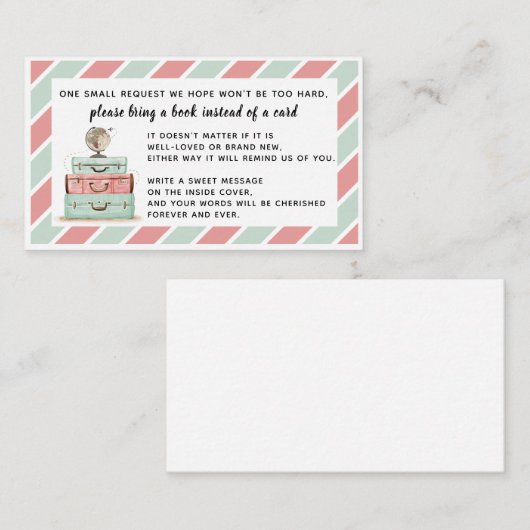 Boek in plaats van Kaart Coral Mitn Travel Insert (Voorkant / Achterkant)