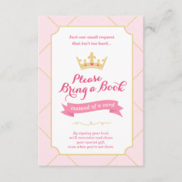 Boek in plaats van Kaart | Princess Baby shower Gi