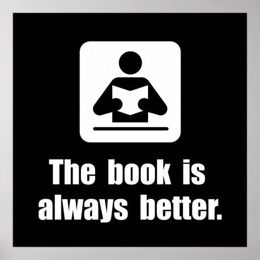 Boek is beter poster (Voorkant)