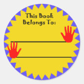 Boek is eigendom van Sticker (Voorkant)