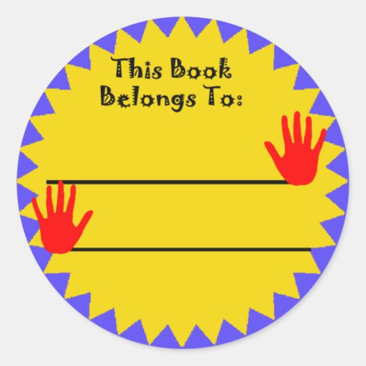 Boek is eigendom van Sticker (Voorkant)