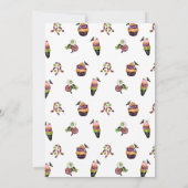 Boek is twee verjaardagsuitnodigingen kaart (Achterkant)