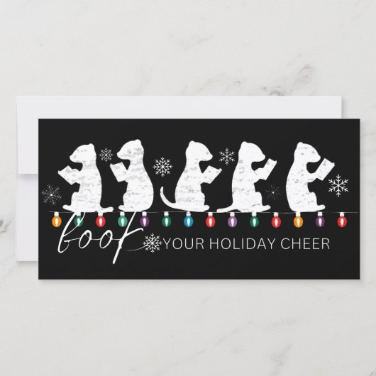 Boek je Kerstvreugde Grappige Kerstfretten Feestdagenkaart (Voorkant)