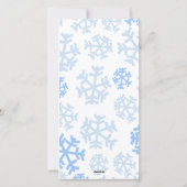 Boek je vakantie Kerstvreugde Grappige Kerstfrette Feestdagenkaart (Achterkant)