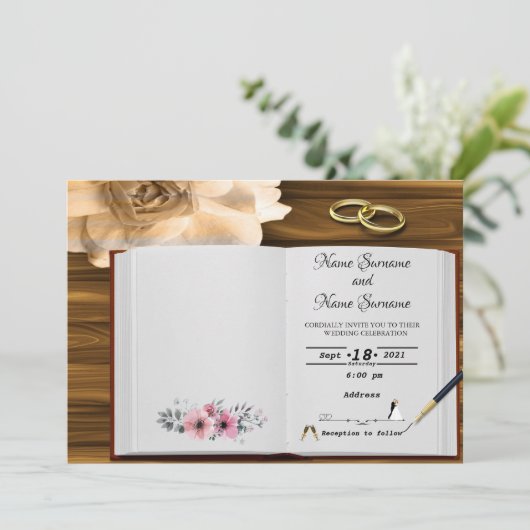 Boek Kaart (Staand voorkant)