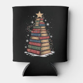 Boek Kerstboom Leraar Bibliothecaris Kerstvakantie Blikjeskoeler (Voorkant)