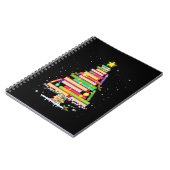 boek kerstboomgaard kerst bibliothecaris notitieboek (Linkerzijde)