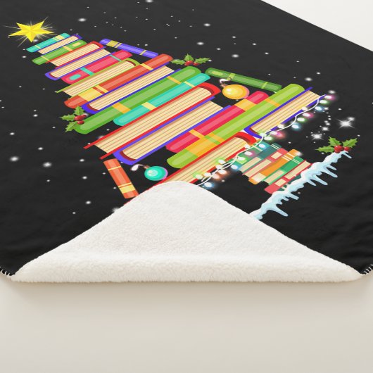 boek kerstboomgaard kerst bibliothecaris sherpa deken (3/4)