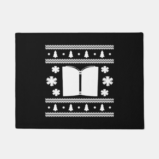 Boek Kerstmis Shirt Deurmat (Voorkant)
