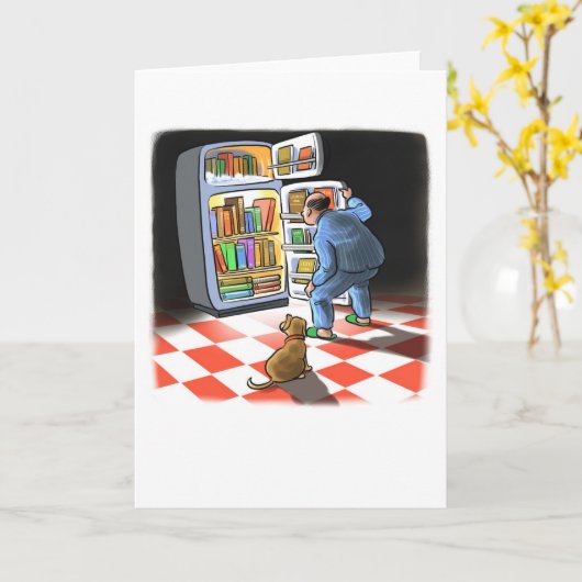 Boek Koelkast Kaart (Gele Bloem)