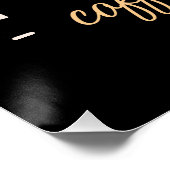 Boek koffie lezen citaten donkere academia estheti perfect poster (Hoek)