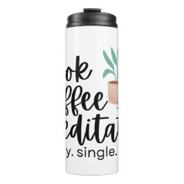 Boek koffie Mediteer elke dag Thermosbeker
