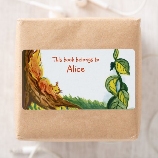 Boek Labels met eekhoorn (Insitu)