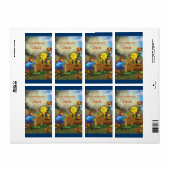 Boek Labels met eekhoorn (Full Sheet)