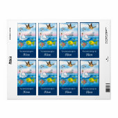 Boek Labels met schattige dieren (Full Sheet)