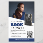 Boek Lancering Aangepaste flyer (Voorkant)