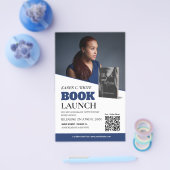 Boek Lancering Aangepaste flyer (Enkel)