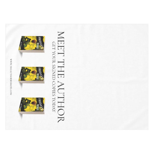 Boek Lancering Ontmoet de auteur Tafelkleed (Voorkant (Horizontaal))