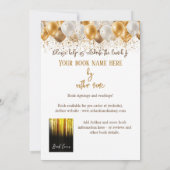 Boek lancering signeerfeest kaart (Achterkant)