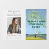 Boek Lancering Signing l Promotie Auteur Boek Raamsticker (Vel)