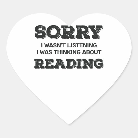Boek lang Sorry dat ik niet luisterde over Hart Sticker (Voorkant)