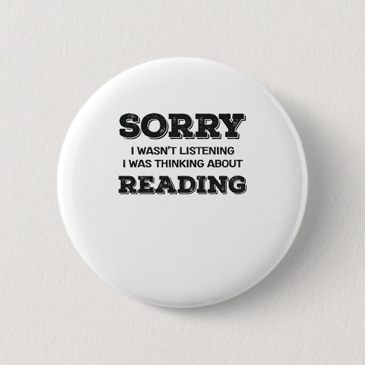 Boek lang Sorry dat ik niet luisterde over Ronde Button 5,7 Cm (Voorkant)