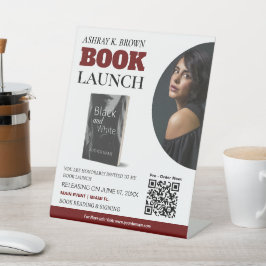 Boek Launch Pedestal Custom Sign Reclamebord Met Voetstuk