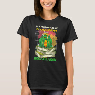 Boek lezen boek literaire boekdraak t-shirt