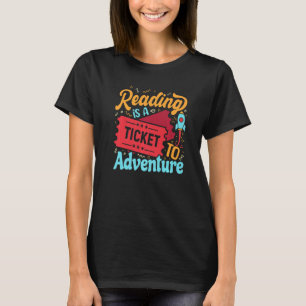 Boek Lezen Humor Boekenwurm Pun Boek Tekst T-shirt
