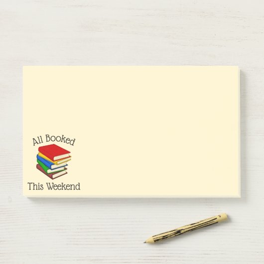 Boek Lezen Liefde Post-it® Notes (Op bureau)