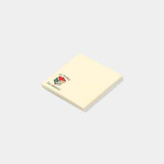 Boek Lezen Liefde Post-it® Notes (Schuin)