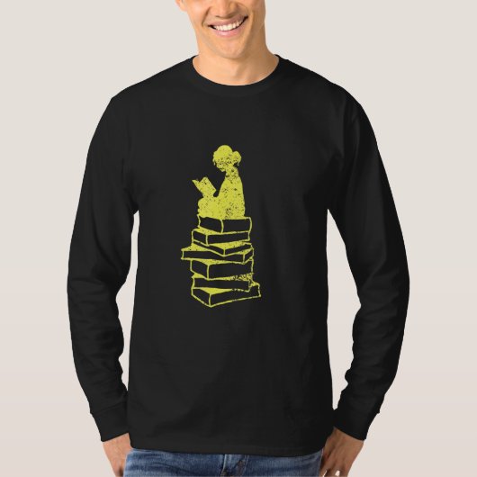 Boek lezen Nerd T-shirt (Voorkant)