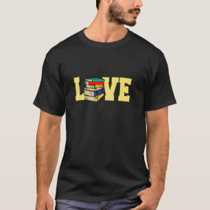 Boek-liefdesboeklezer Bladwijzer T-shirt