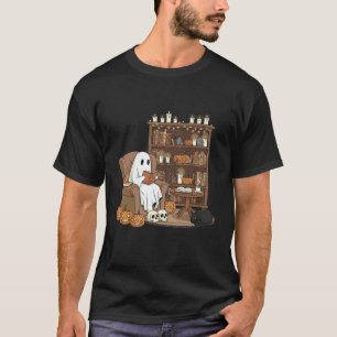 Boek Liefhebber Spook Gezellige Lees Bibliotheek Z T-shirt