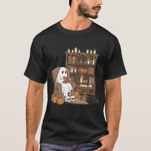Boek Liefhebber Spook Gezellige Lees Bibliotheek Z T-shirt