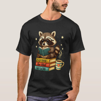 Boek Liefhebber Wasbeer Leest Boekerig Bibliotheek T-shirt
