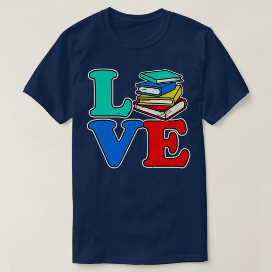 Boek Liefhebbers  Boek Liefhebber Gift Idee T-shirt (Design voorkant)